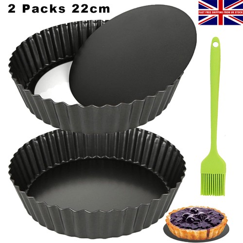 Deep non stick flan dish - non,