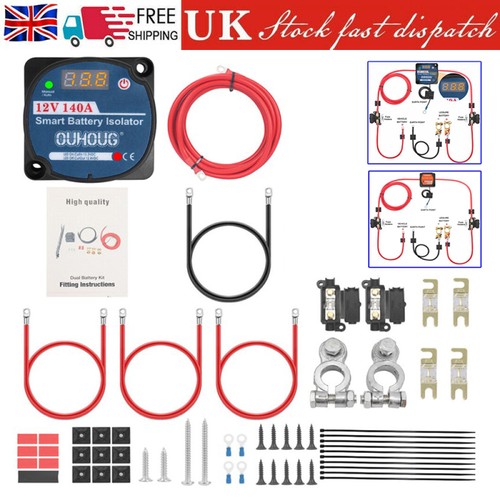 Split charge relay kit - split,