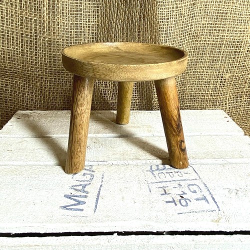 Wooden tripod three leg plant - leg,