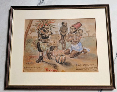 Vintage satirical caricature - vintage, satirical/caricature