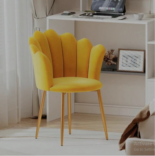 Velvet armchair with - with, gold