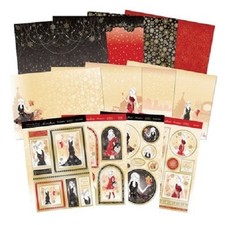 Hunkydory Fashionably Festive Deco Christmas Deluxe Toppers & Card Kit