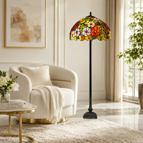 Tiffany floor lamp inch - floor,