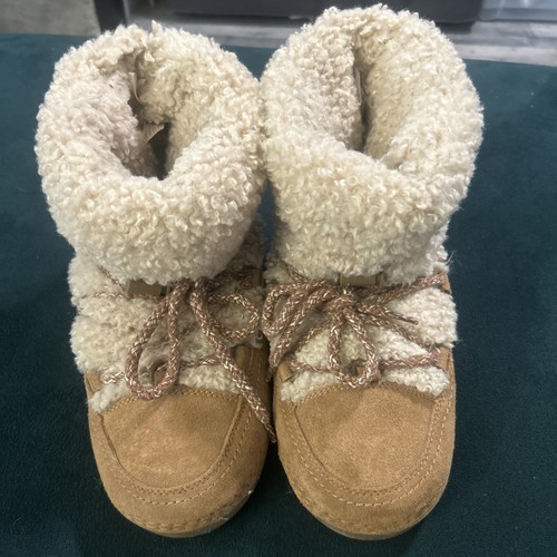 Mango bota shearling - bota,