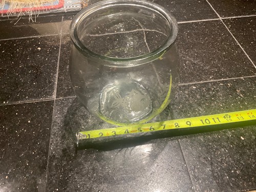 Vintage clear heavy glass - vintage,