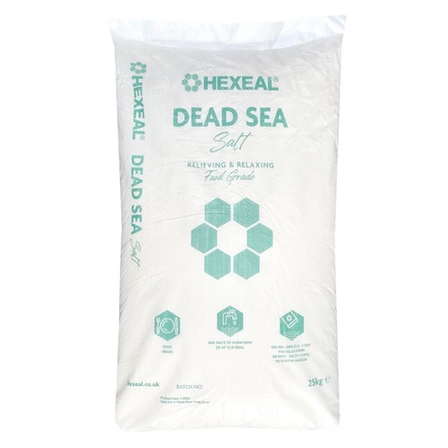 Hexeal dead sea salt 25kg - hexeal,