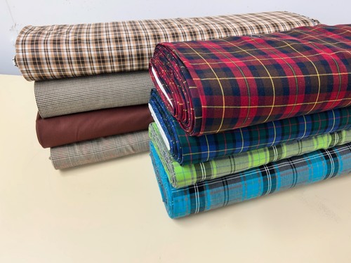 Tartan check plaid fabric - check,