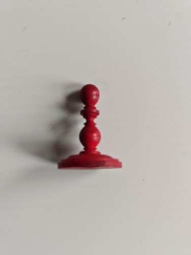 Antique english bone red chess - antique,