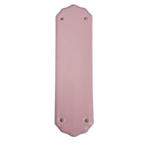 1 x Pink Porcelain Ceramic Finger Push Plate (each)