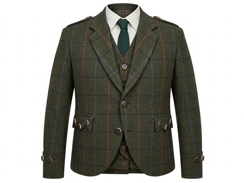 Men brown scottish argyle - men’s,