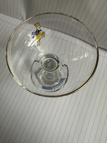 Vintage 1970s babycham - 1970s, glass