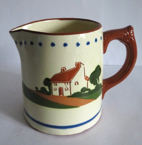 Dartmouth pottery motto jug - motto,