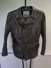 Aero Leather Barnstormer Jacket,Front Quarter Horsehide, Size 44, Black