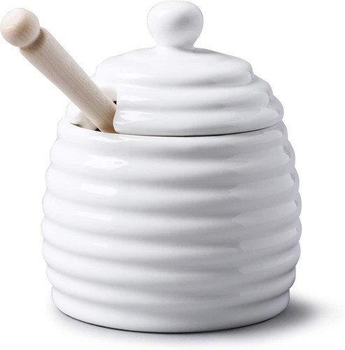 Bee hive design honey - honey, pot