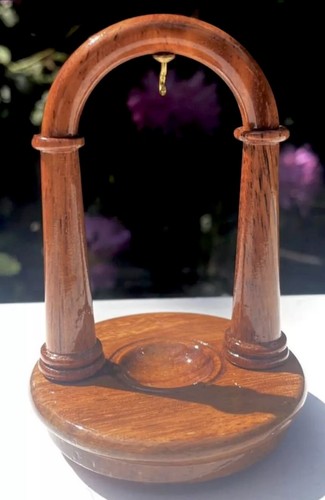 Antique wooden pocket watch - wooden,