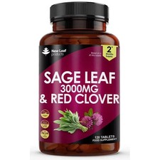 Sage Leaf & Red Clover 3000mg
