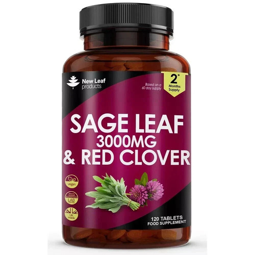 Sage leaf red clover 3000mg - red,