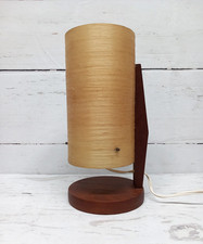 1950s 60s Teak Rocket Lamp