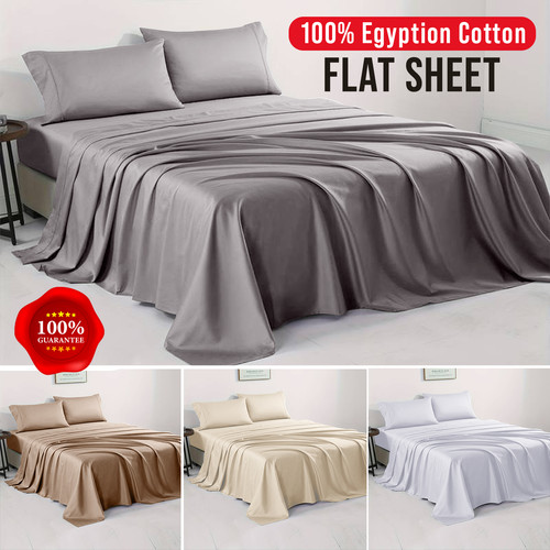 400 egyptian cotton flat - cotton,