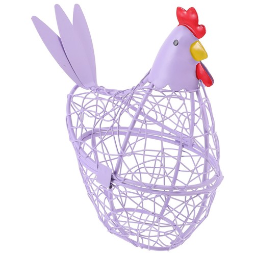 Reusable violet iron hen egg - iron,