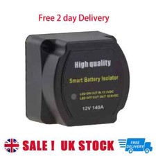 SPLIT CHARGE RELAY VSR 12V 140A 140 AMP VOLTAGE SENSITIVE CAMPERS CAMPERVAN UK