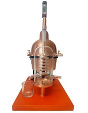 alembic distiller still essential oils & hydrosol  with glass condensation coil