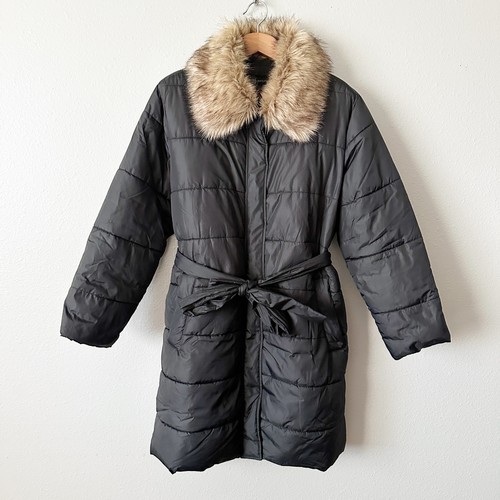 Ann taylor black puffer - taylor,