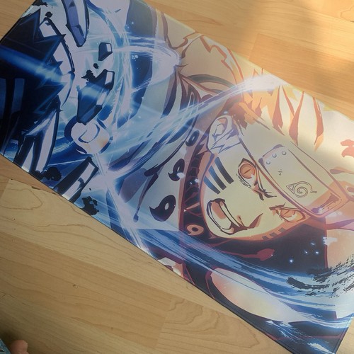 Naruto rubber playmat play - rubber, mat