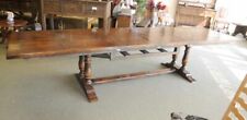 Oak Extending Refectory Table Farmhouse Kitchen Diner