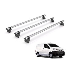 Nissan NV200 Roof Rack Fits 2009-2021 Models 3x Roof Bars Rhino Kammbar Fleet