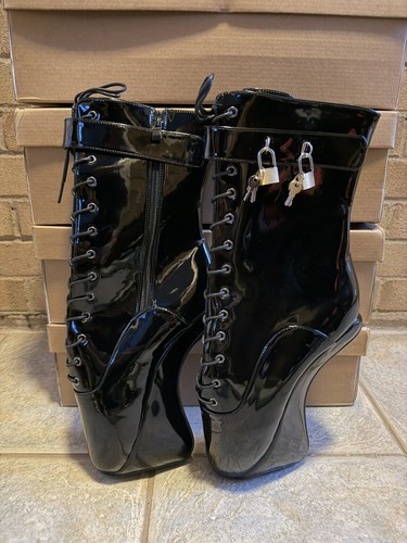 Uk9 unisex hoof heel black - heel,