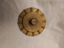 Vintage Brass Yarn Lazy Daisy Weaving Loom Retractable Pegs