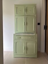 Vintage Kitchen Larder/Dresser, 6 Doors, Enamel Preparation Slide, Upcycle