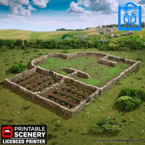 Country low walls tabletop - country,