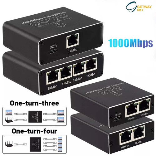 1000mbps ethernet splitter - 1000mbps,