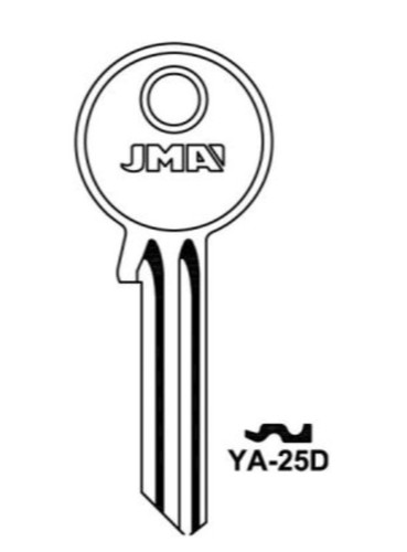 Yale 25d x10 key blanks - x10,