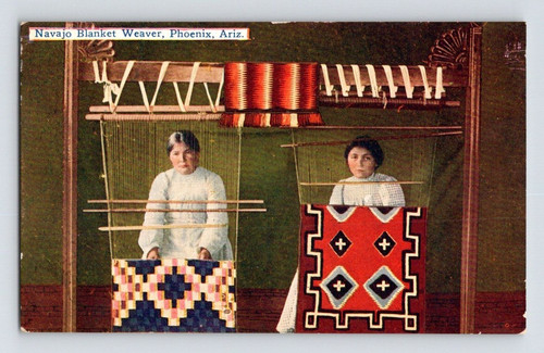 1907 navajo blanket weaver - 1907.,