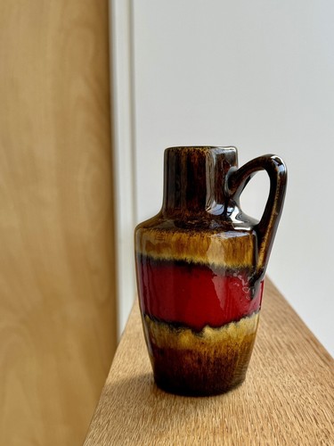 Vintage scheurich keramik vase - vintage,