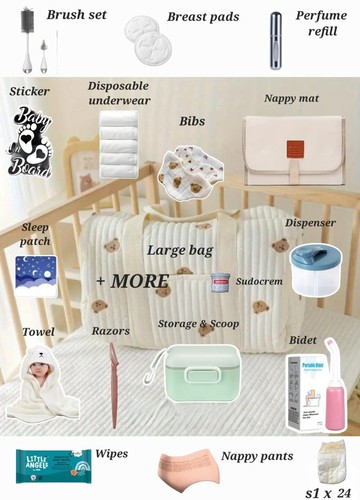 Pre packed large maternity - pre-packed,