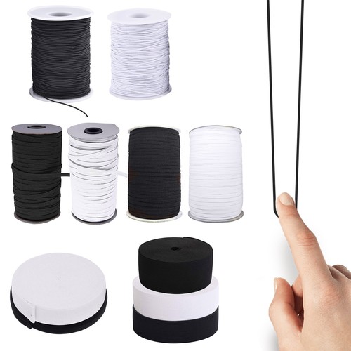 25mm black white round - white,