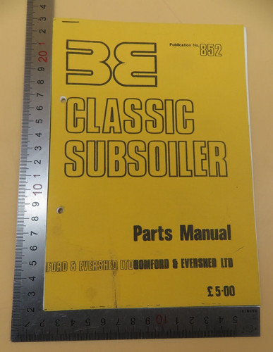 Classic subsoiler parts - be,
