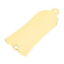 Gold) 2 Holes Metal Truss Rod Cover With Screws Guitar Bass Replacement
