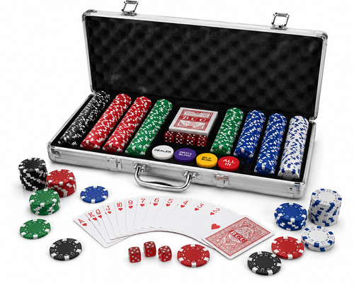 Professional 500 poker set - 500,
