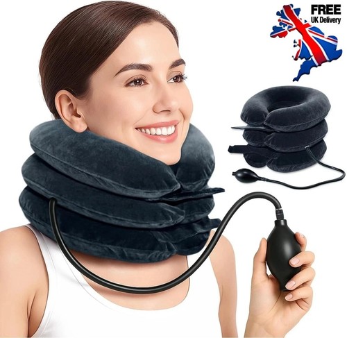 Inflatable neck traction - inflatable,