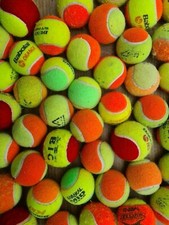 15 or 30 Used Co loured Tennis Balls. Kids Games / Small Dogs / Puppy / Dog