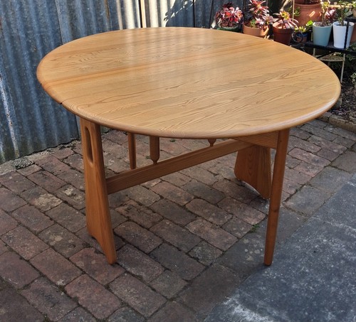 Ercol gateleg table - ercol, light