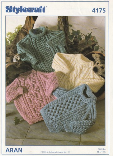 Children sweater jumper aran - jumper,