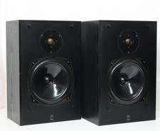 Linn Index Speakers 2 Way Loudspeakers 50w 8 Ohms Black Ash Wood Made In UK