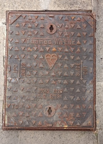 Cast iron manhole cover - cover, /