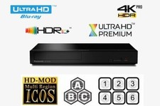 Panasonic DP-UB150EB-K 4K Blu-ray Player- Multiregion Blu-Ray + Multi Region DVD